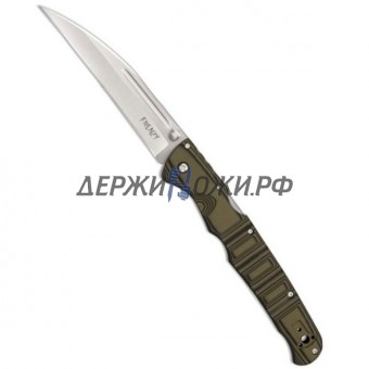 Нож Frenzy I CTS-XHP Blade, Green/Black G-10 Handle Cold Steel складной CS 62PV1